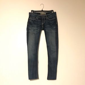 BKE Denim Women’s Stella Stretch Dark Wash Low Rise Skinny Jeans Size 25 x 29